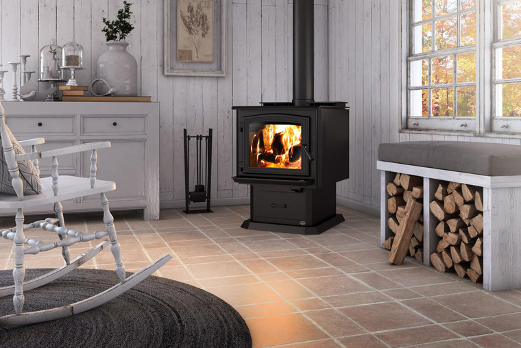 Stove with Oven, 120 KG Cast Iron Wood Stove | SS103