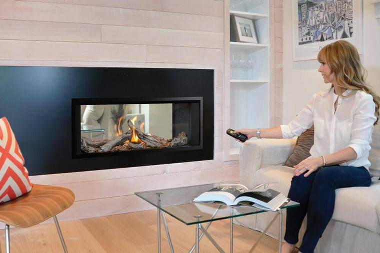 Valor L1 See-Thru Gas Fireplace - Luxury Fire