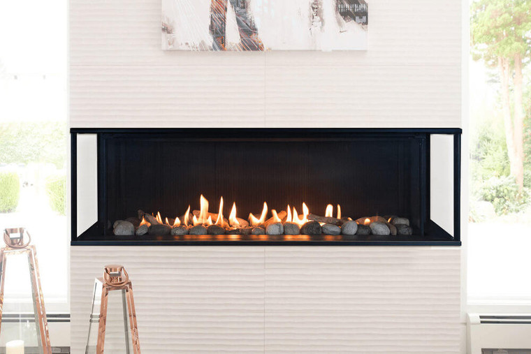 Valor LX2 3 Sided Gas Fireplace - Luxury Fire