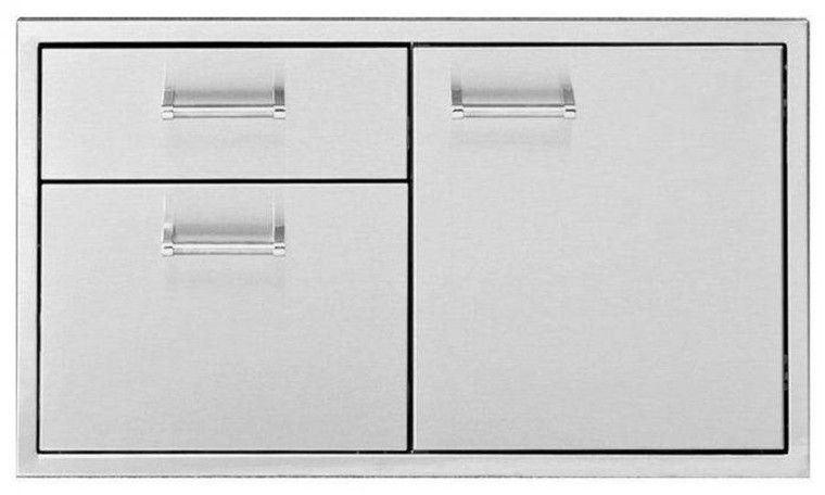 Delta Heat DHDD362-B Door 2-Drawer Combo, 36x20.75-Inch 