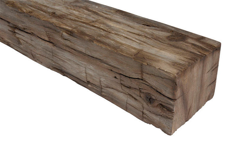 Large Barn Beam Concrete Mantel Silver   Large Barn Beam Concrete Mantel Silver