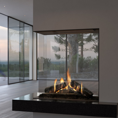 Buy Element4 Sky Small Room Divider Peninsula Gas Fireplace