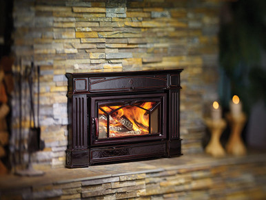 Regency Timberline Brown Enamel Hi500 Wood Fireplace Insert - Fireplace  Surplus