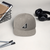 Heather Gray B Mark Hat front view.
