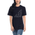 BMark Unisex Tee with front view, on a small model.