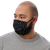 BigCommerce Multicolor Face Mask left side view on a model.