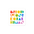 BProud sticker with text "BProud Strong Equal Human"