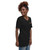 BEmpowered Unisex Short Sleeve V-Neck T-Shirt right view on a small model.