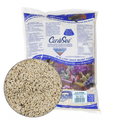 CaribSea Fiji Pink Arag-Alive! Reef Sand 10 lb