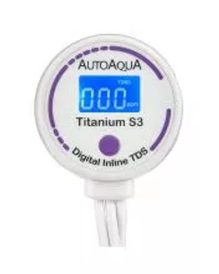 AutoAqua Titanium S3 - Triple Inline TDS Meter