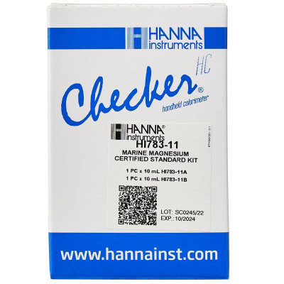 Hanna HI783-11 Marine Magnesium Calibration Check Set for HI783 Hanna HI783-11 Marine Magnesium Calibration Check Set for HI783