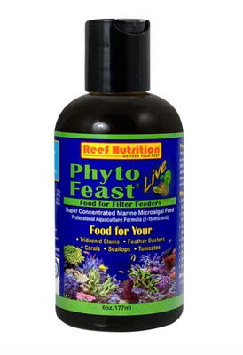 Reef Nutrition Phyto-Feast LIVE Refrigerated Marine Microalgae - 6oz Bottle