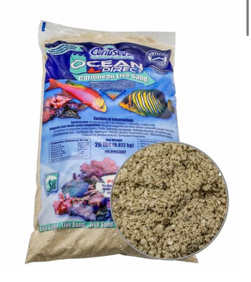 CaribSea Ocean Direct Caribbean Live Sand 40 Ibs