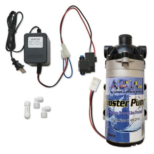 AquaFX RO Booster Pump Kit (up to 100GPD)