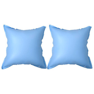  Pool Pillow Set of 2 Blue PVC 43.3 in x 43.3 in A949-92434