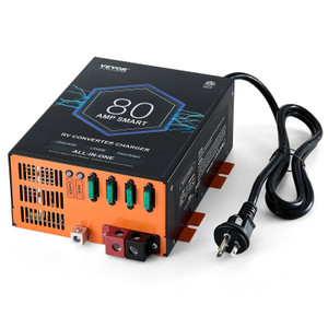 VEVOR RV Converter 80 Amp 110V AC to 12V DC RV Power Converter Battery Charger E415-FCZLQTMS12V7FTCROV1 VEVOR RV Converter 80 Amp 110V AC to 12V DC RV Power Converter Battery Charger E415-FCZLQTMS12V7FTCROV1