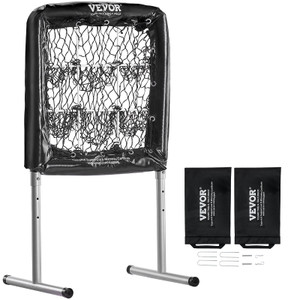  9 Hole Baseball Net, 28"x27" Softball Baseball Training Equipment for Hitting Pitching Practice, H E415-DXGBQTQW2826IBCOYV0