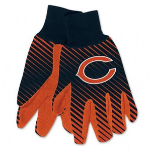 Chicago Bears Gloves Two Tone Style Adult Size Z157-9960690658 Chicago Bears Gloves Two Tone Style Adult Size Z157-9960690658