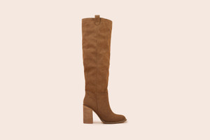 Saint Knee-high boot - Block heel Camel(Wholesale) 12 Pairs N190-MYLZ21034A