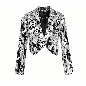 Amour Geometric Blazer T575-V0671384287