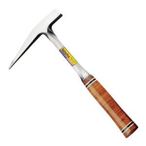 Estwing 13 oz. Lightweight Smooth Face Rock Pick - Leather Grip M119-E13P Estwing 13 oz. Lightweight Smooth Face Rock Pick - Leather Grip M119-E13P