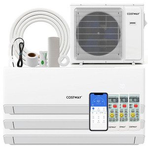 30000 BTU 3 Zone 23 SEER2 Mini Split Air Conditioner Wifi Enabled with Heat Pump-9K + 9K + 18K - Co D681-UltrEco-30K-29 30000 BTU 3 Zone 23 SEER2 Mini Split Air Conditioner Wifi Enabled with Heat Pump-9K + 9K + 18K - Co D681-UltrEco-30K-29