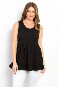 Be Stage Ruffled Sleeveless Babydoll Top K328-be-stage-ruffled-sleeveless-babydoll-top Be Stage Ruffled Sleeveless Babydoll Top K328-be-stage-ruffled-sleeveless-babydoll-top