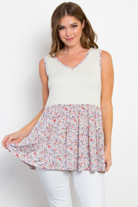 Be Stage Full Size Smocked Printed Peplum Sleeveless Top K328-be-stage-full-size-smocked-printed-peplum-sleeveless-top Be Stage Full Size Smocked Printed Peplum Sleeveless Top K328-be-stage-full-size-smocked-printed-peplum-sleeveless-top