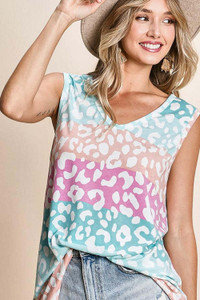 BiBi Leopard V-Neck Tank K328-bibi-leopard-v-neck-tank BiBi Leopard V-Neck Tank K328-bibi-leopard-v-neck-tank