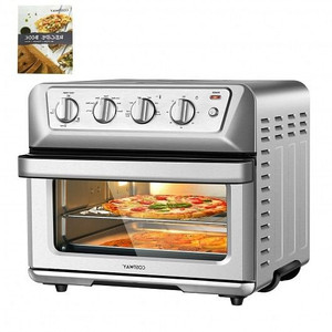 21.5 Quart 1800W Air Fryer Toaster Countertop Convection Oven with Recipe B593-ES10044US 21.5 Quart 1800W Air Fryer Toaster Countertop Convection Oven with Recipe B593-ES10044US