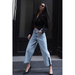 Demi Straight Cut Jeans T575-S0671384045 Demi Straight Cut Jeans T575-S0671384045