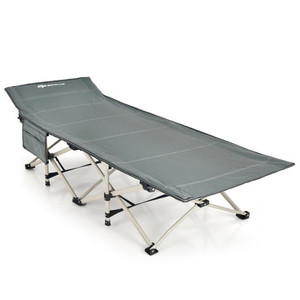 28.5 Inch Extra Wide Sleeping Cot for Adults with Carry Bag-Gray - Color: Gray D681-NP10346HS 28.5 Inch Extra Wide Sleeping Cot for Adults with Carry Bag-Gray - Color: Gray D681-NP10346HS