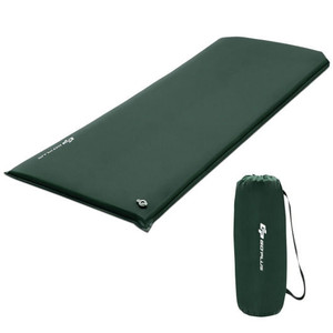 Self-inflating Lightweight Folding Foam Sleeping Cot with Storage bag-Green - Color: Green D681-NP10373GN