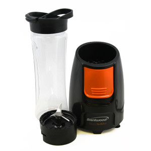 Brentwood Blend-To-Go Personal Blender in Black and Orange D970-JB-197