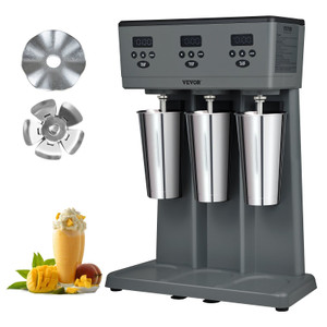 VEVOR Milkshake Maker, 375W x 3 Electric Milkshake Machine, Commercial Triple Heads Drink Mixer Ble E415-STNXJHABS375WOZXQV1 VEVOR Milkshake Maker, 375W x 3 Electric Milkshake Machine, Commercial Triple Heads Drink Mixer Ble E415-STNXJHABS375WOZXQV1
