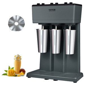 VEVOR Milkshake Maker, 375W x 3 Electric Milkshake Machine, Triple Heads Drink Mixer Blender Machin E415-STNXJHABS375WDQUWV1 VEVOR Milkshake Maker, 375W x 3 Electric Milkshake Machine, Triple Heads Drink Mixer Blender Machin E415-STNXJHABS375WDQUWV1