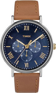 Timex Unisex Southview 41mm Multifunction Leather Strap Watch G818-TW2R29100 Timex Unisex Southview 41mm Multifunction Leather Strap Watch G818-TW2R29100