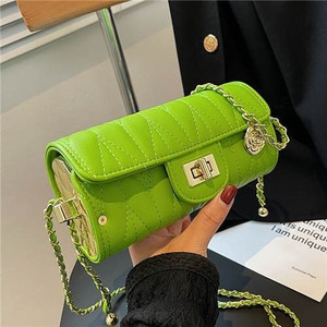 Unique Cylinder Design Fashion Wholesale Women Handbag - Green A392-fhbg0330