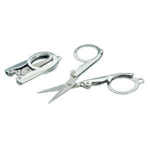 Folding Scissors, 3-1/2" (2" folded), Stainless Steel Q491-SC111