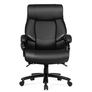 Big & Tall 400lb PU Leather Massage Office Chair-Black B593-HW65238