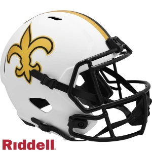 New Orleans Saints Helmet Riddell Replica Full Size Speed Style Lunar Eclipse Alternate Z157-9585562741
