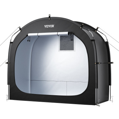  Bike Storage Tent, 1 to 2 Bikes, Outdoor Spacious Bike Storage Tent with Ventilated Window, Waterp E415-HDZXCP566626ZDD8KV0