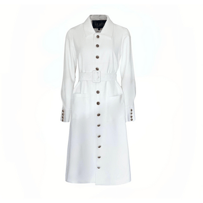 Monique White Coat T575-V0671384294