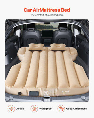  Car Air Mattress, Fits Tesla Model Y (2020-2024), Inflatable Car Camping Mattress, Flocking Thicke E415-HBXKZRMSTESL2NUD1V9