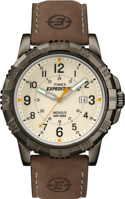 Timex Men's Expedition Rugged Field Watch with Leather Band G818-T49990