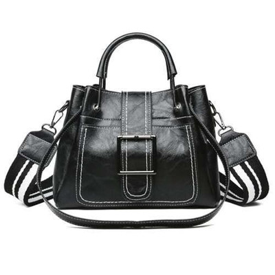 (3 Colors Available) Vintage Stitching Design Women Handbag/ Shoulder Bag A392-fhbg0274