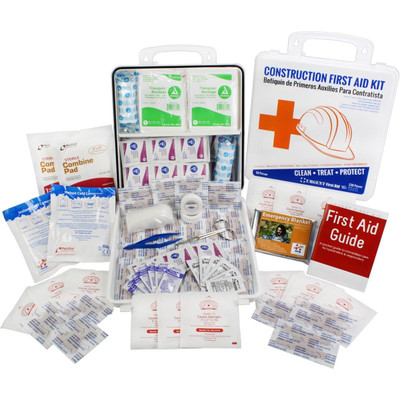 Bilingual OSHA Contractors First Aid Kit for Job Sites up to 50 People, 238 pieces Q491-URG-3663
