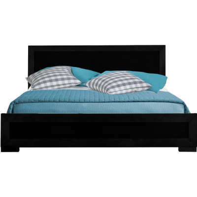 Black Solid and Manufactured Wood King Bed Frame N270-397074