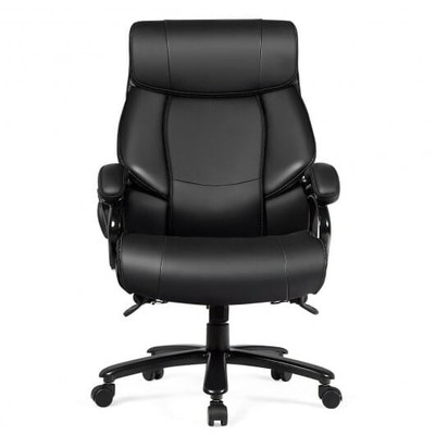 Big & Tall 400lb PU Leather Massage Office Chair-Black B593-HW65238