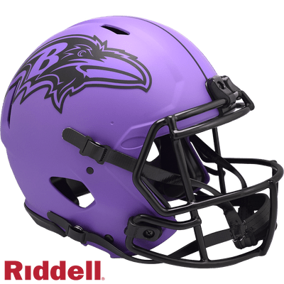 Baltimore Ravens Helmet Riddell Authentic Full Size Speed Style Rave Alternate Z157-9585500609